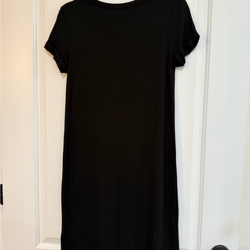 C&C California Elegant Black Midi Dress - Picture 2 of 6